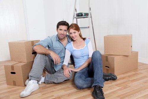 Careful loading during a home move in Dartford