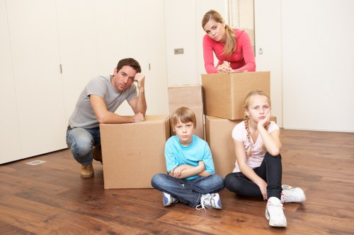 Movers planning a Dartford apartment relocation with lift and parking considerations