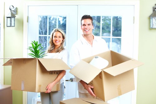 House moving service preparing for a local Dartford property relocation