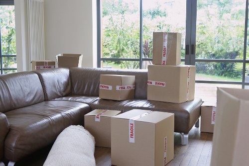 Secure booking payment area for removals